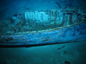 Carvel built motor boat